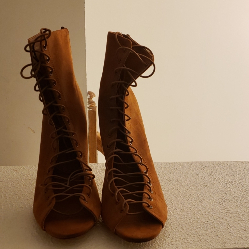 Brown heels